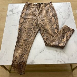 Zara Snake Print Pants